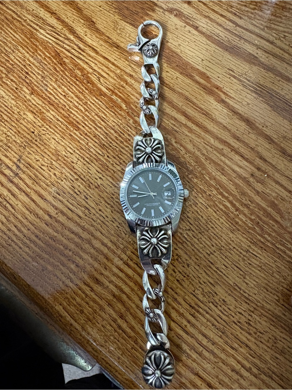 Chrome hearts style watch